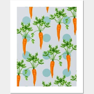 Carrot Pattern Posters and Art